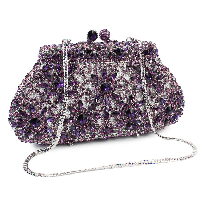 Pochettes à Main avec Chaîne en Imitation Diamant