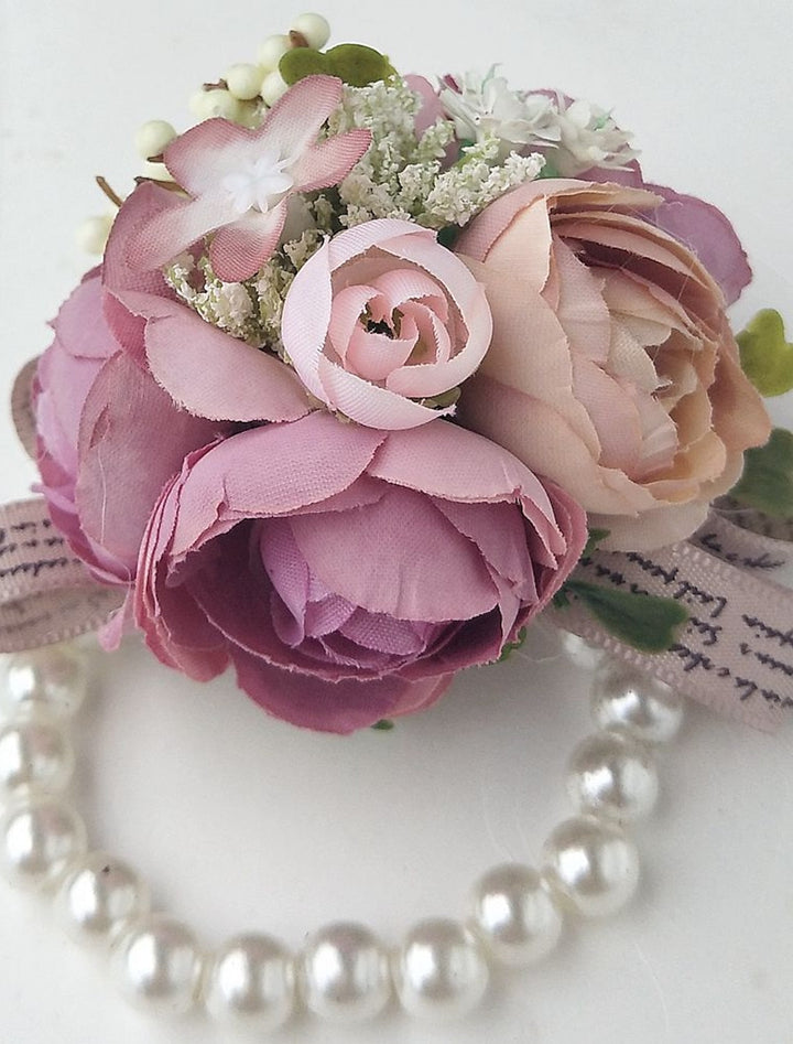 Fleurs De Mariage Boutonnières / Corsages De Poignet Soirée Polyester