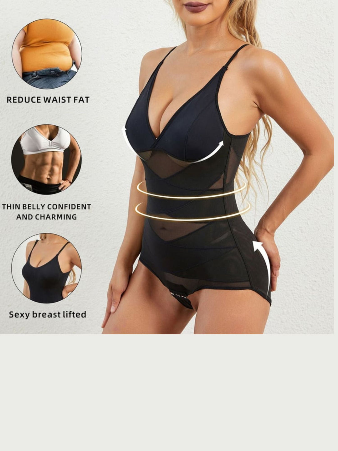 Sous-Vêtement de Forme Classique Confortable et Charmant en Maille à Col en V pour Femmes