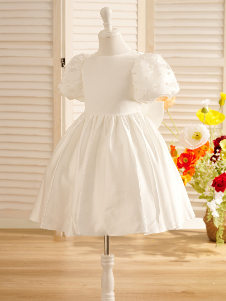 Robe de Bal/Princesse en Satin Longueur Genou pour Demoiselle D'Honneur
