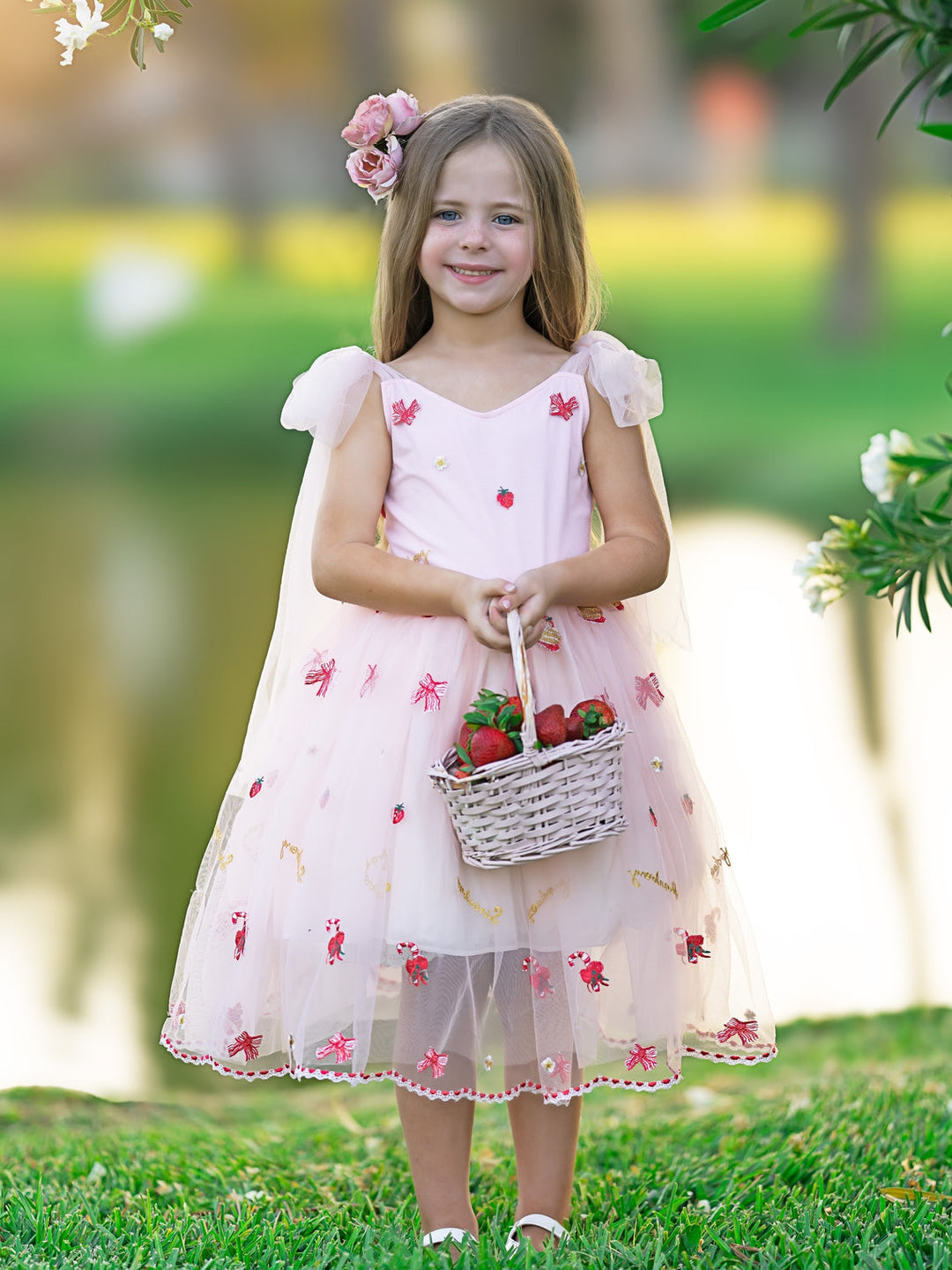 Robe Bébé Fille en Tulle Longueur Genou