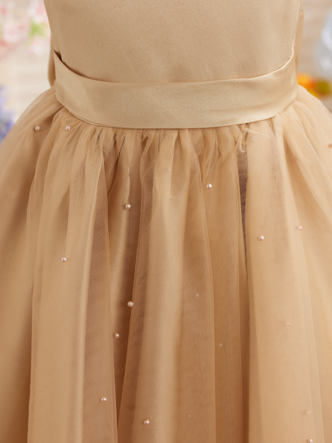 Robe de Bal/Princesse en Satin et Tulle, Longueur Genou, pour Demoiselle D'Honneur