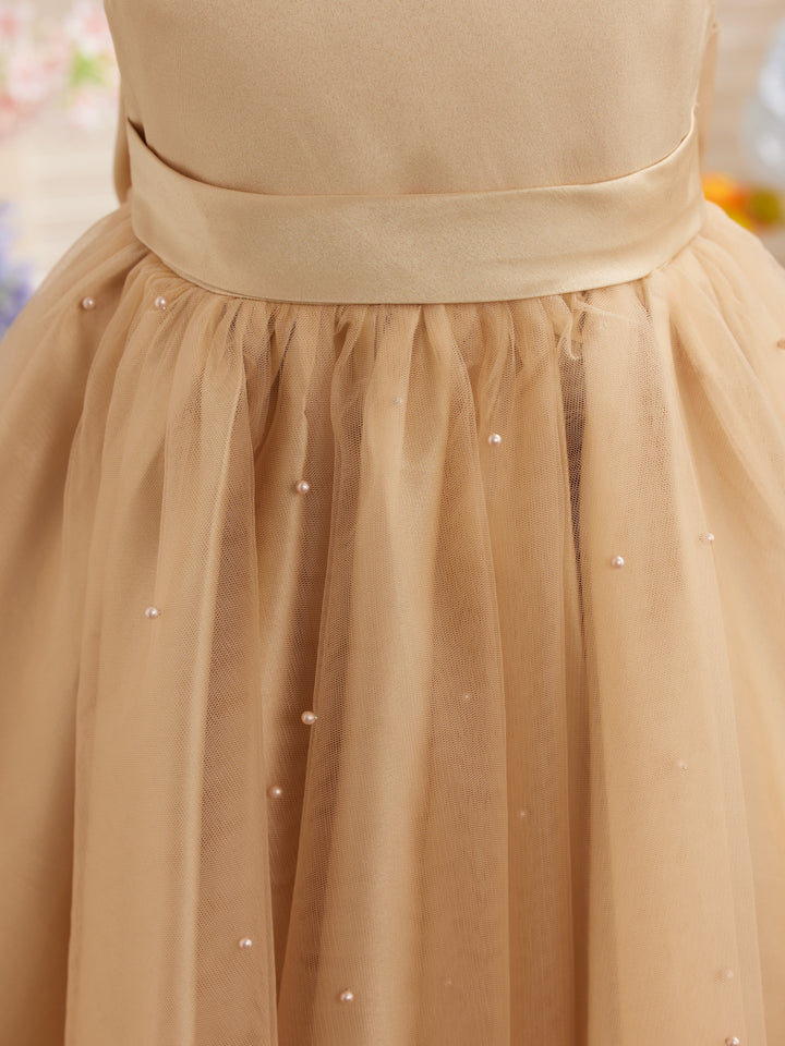 Robe de Bal/Princesse en Satin et Tulle, Longueur Genou, pour Demoiselle D'Honneur