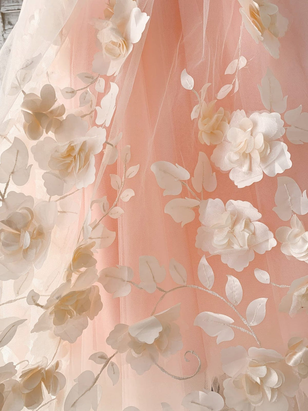 Robe Longue en Tulle Satiné Coupe A