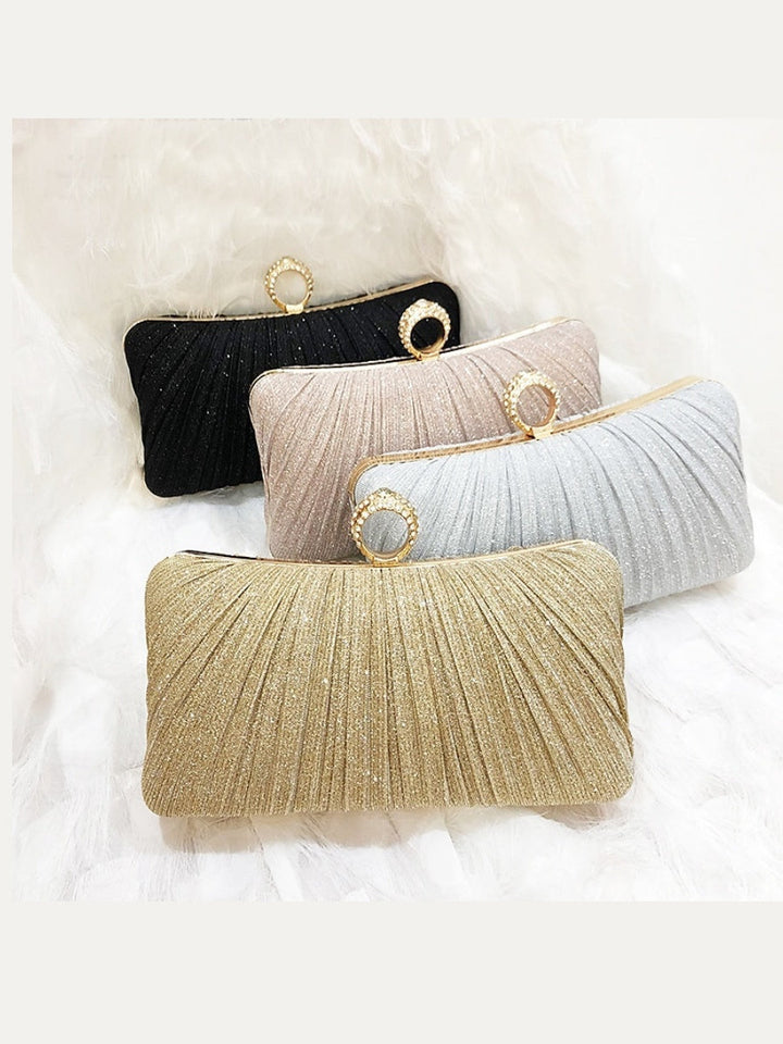 Pochettes et Sacs de Soirée Imperméables à Chaîne Synthétique de Couleur Unie