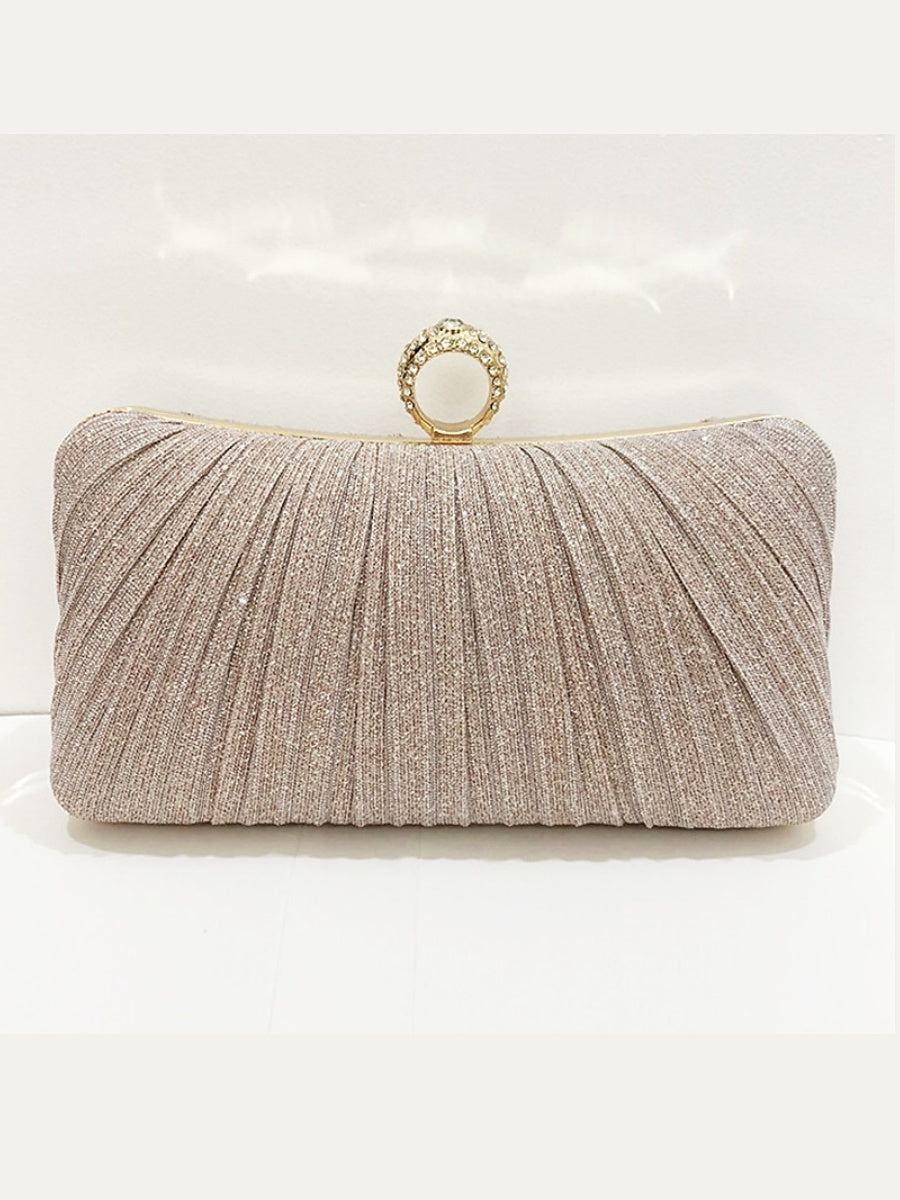 Pochettes et Sacs de Soirée Imperméables à Chaîne Synthétique de Couleur Unie