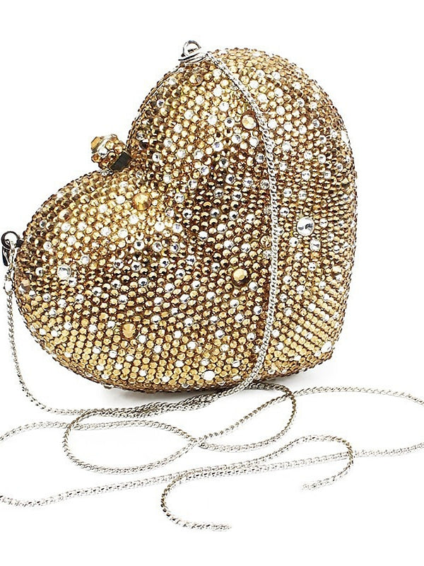 Alliage Glitter Paillette Clutches Sacs avec Geometric