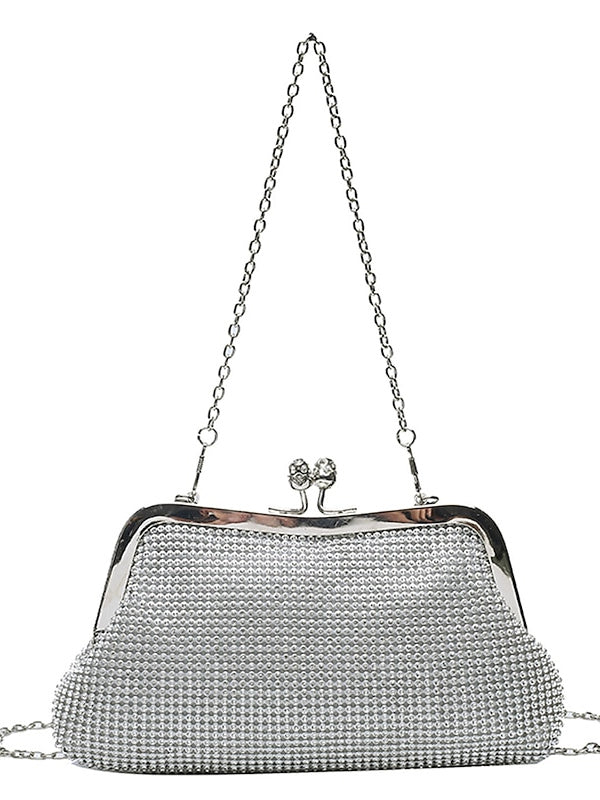 aux Femmes Delicate Glitter Shine Cristaux Clutches Sacs