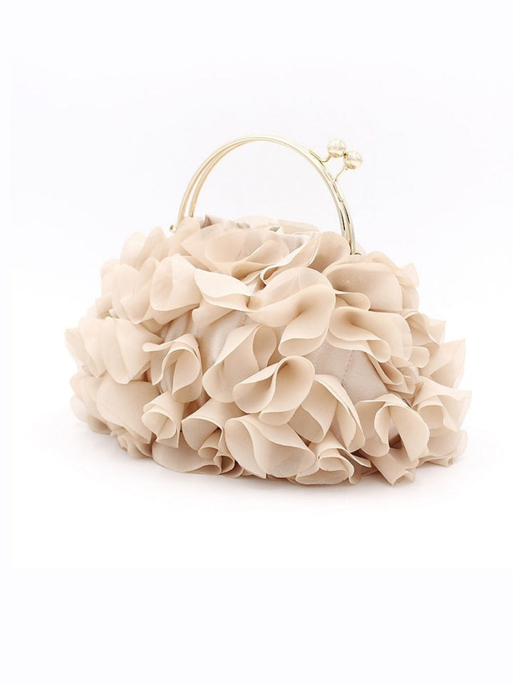 aux Femmes Polyester Solid Couleur Chain Clutch Bags