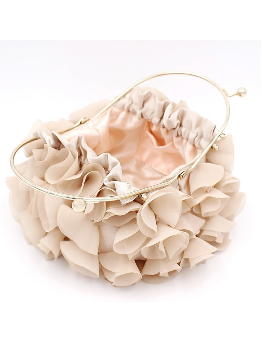 aux Femmes Polyester Solid Couleur Chain Clutch Bags