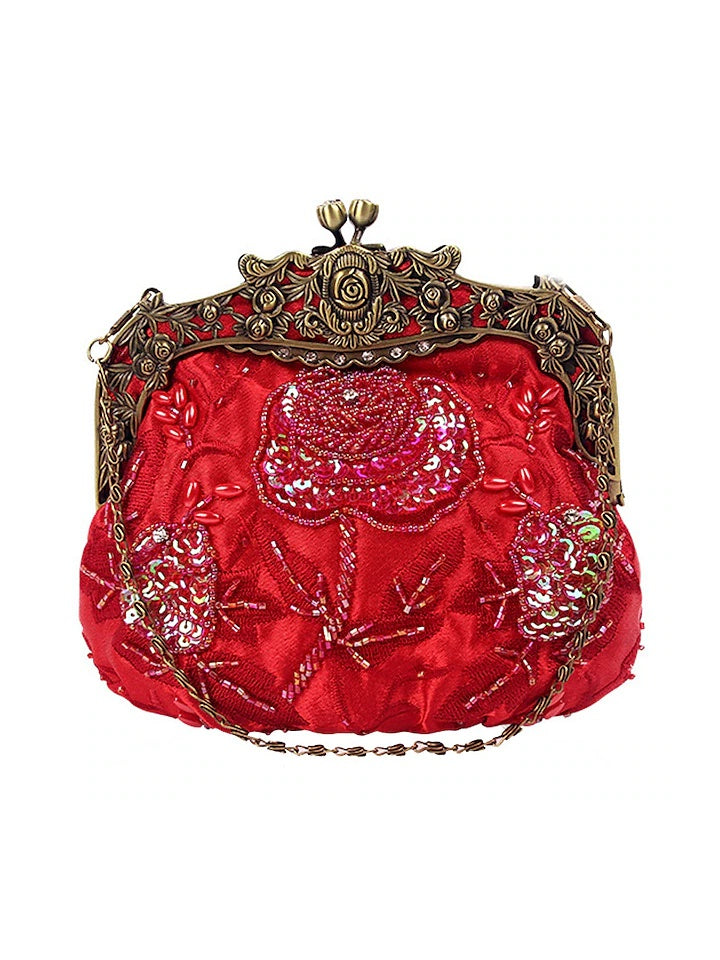 aux Femmes Embroidered Clutches & Evening Bags