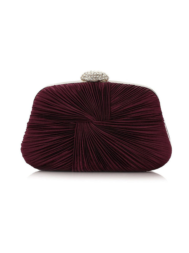 Pochettes de Soirée de Mariage en Polyester avec Chaîne