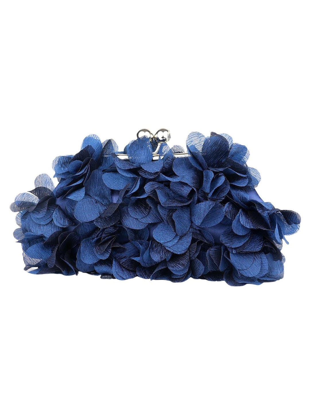Pochettes en Satin de Couleur Unie avec Chaîne et Strass