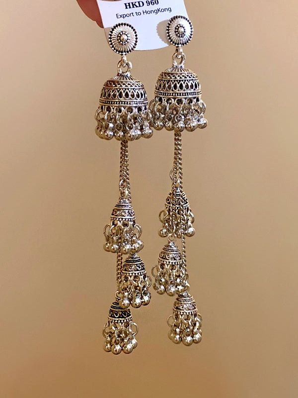 Boucles D'Oreilles Longues de Style Palais Rétro Boucles D'Oreilles Mode Haut de Gamme