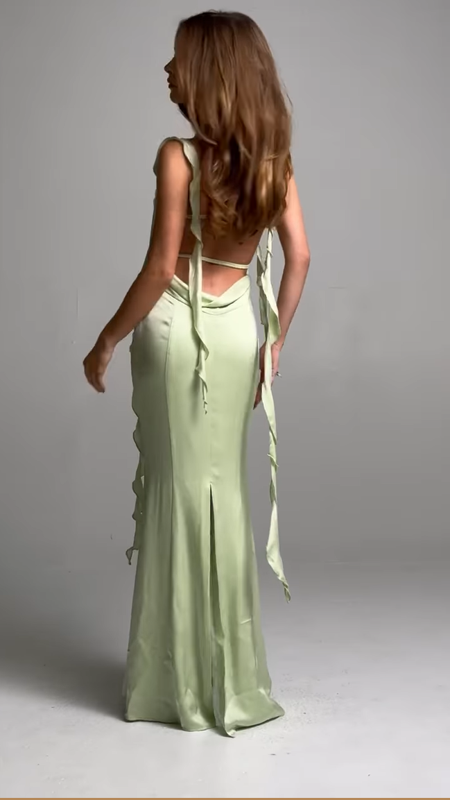 Robe de Soirée Longue Sans Manches, Fourreau/Colonne, Sans Bretelles, Longueur Au Sol, avec Ceinture