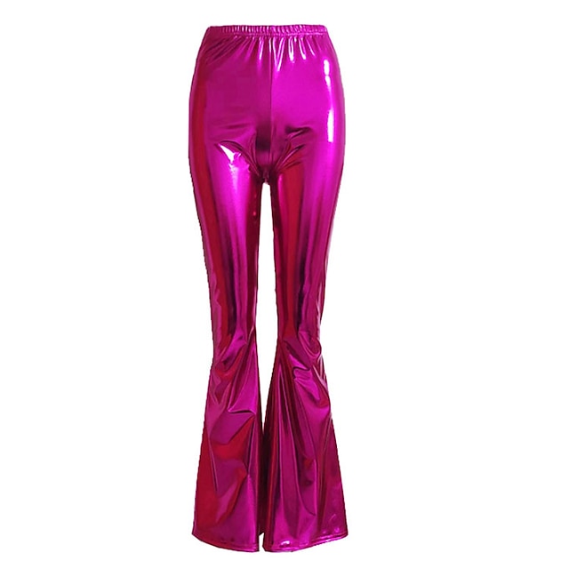 Pantalon à bas de cloche Hip Pop des années 1980 pour femmes, pantalon de Club de Performance de carnaval