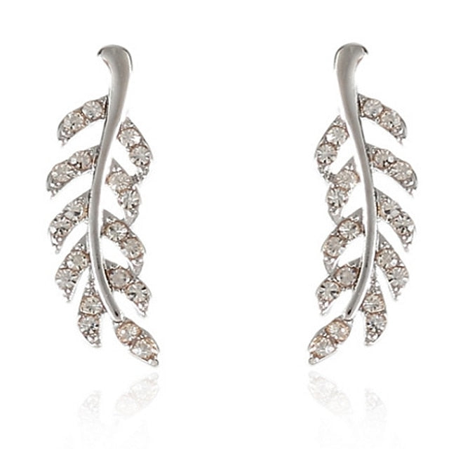 Boucles D'Oreilles Clous Pour Femme Zirconium Mariage Travail Quotidien