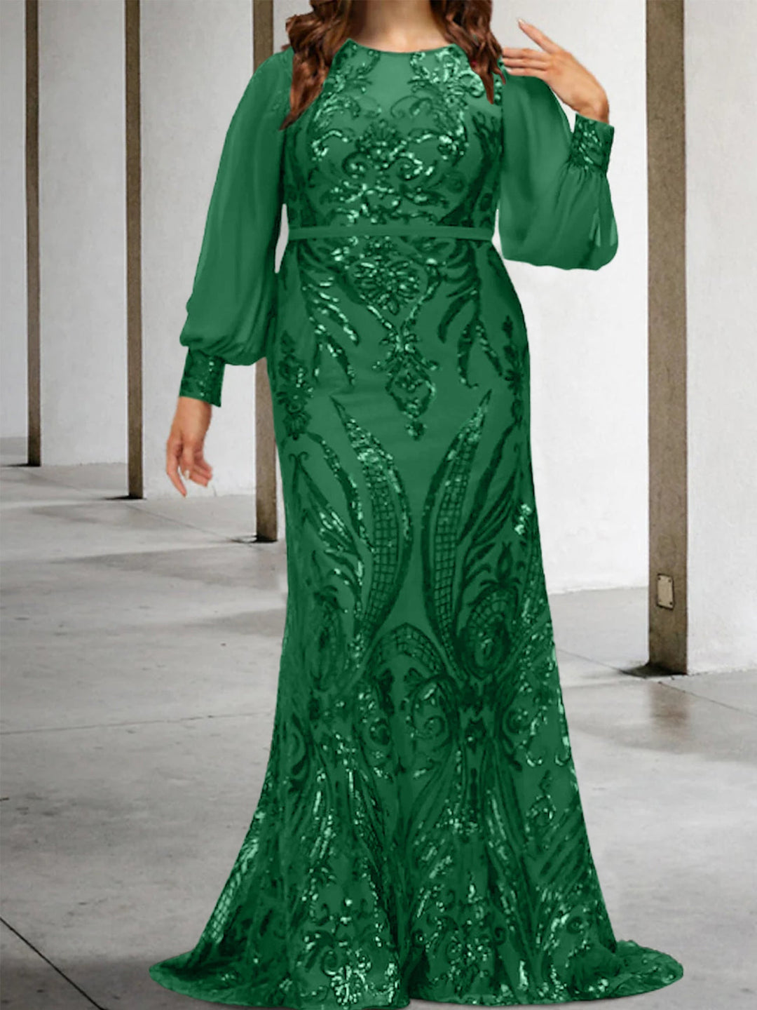 Robes de Mère de la Mariée Fourreau/Colonne avec Paillettes