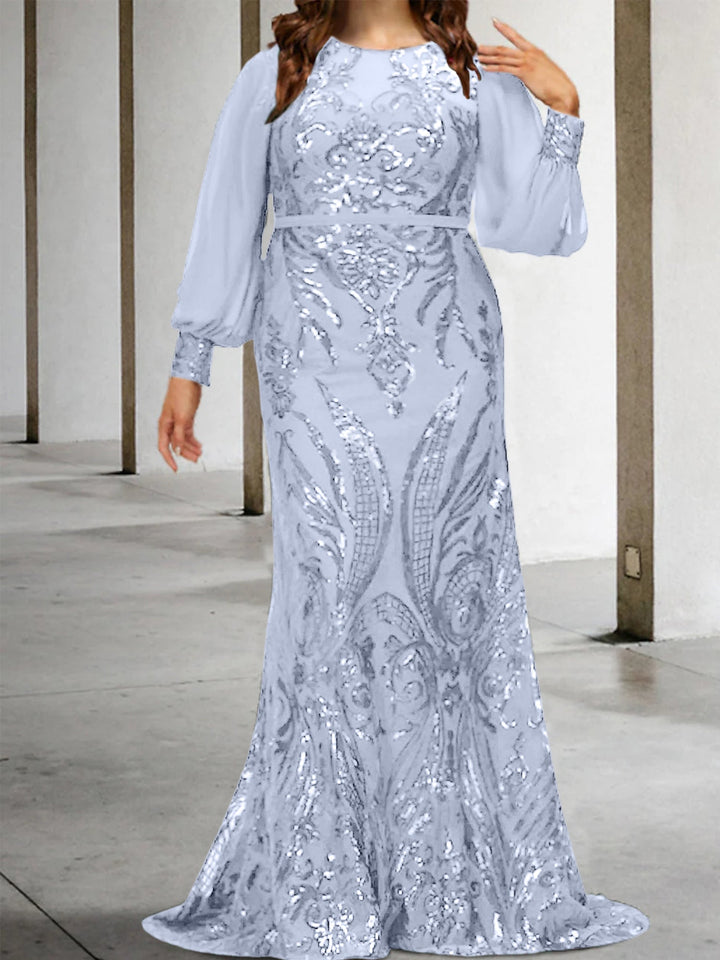 Robes de Mère de la Mariée Fourreau/Colonne avec Paillettes