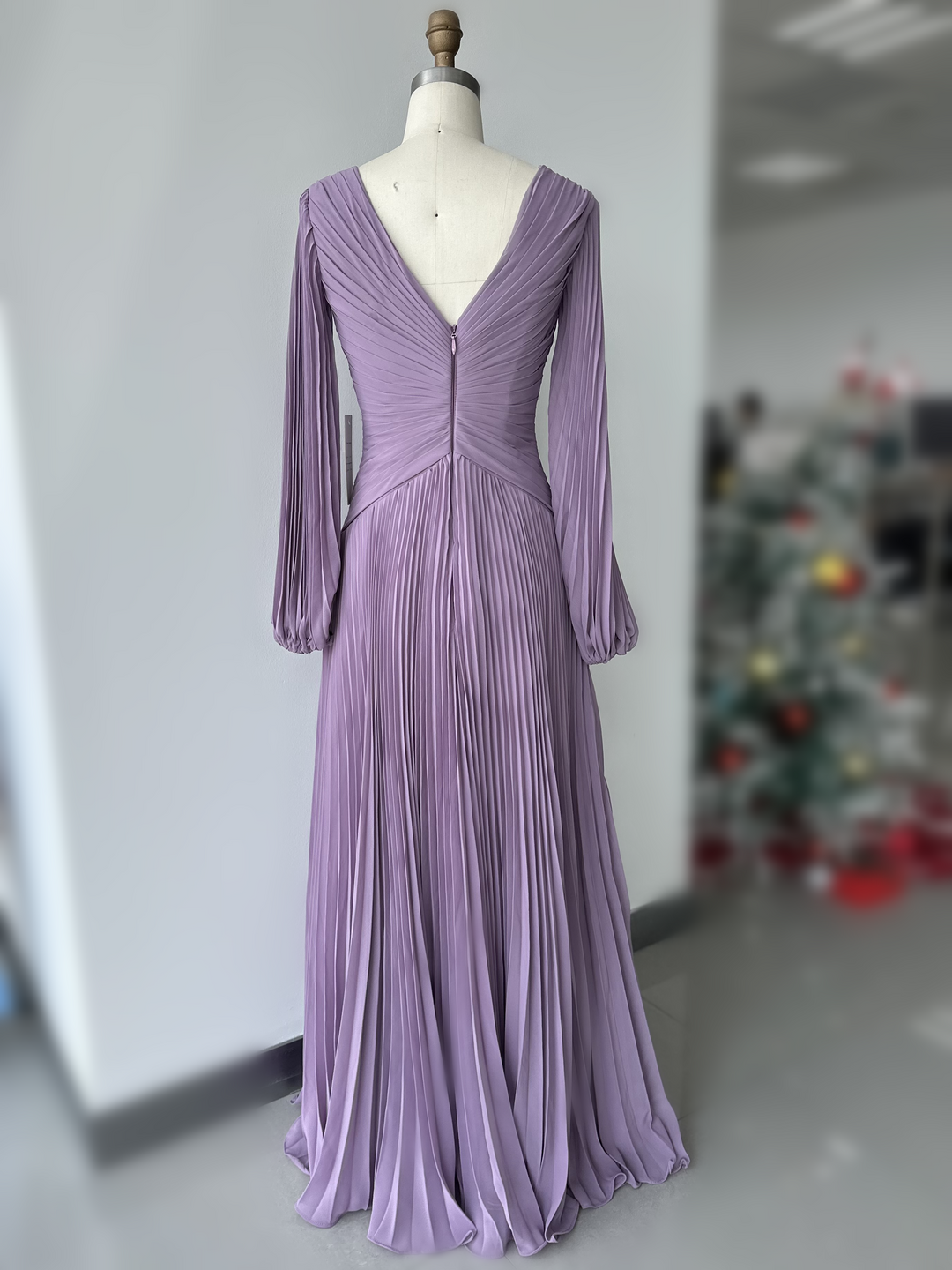 Robes de Mère de la Mariée A-Line/Princess à Col en V avec Fronces