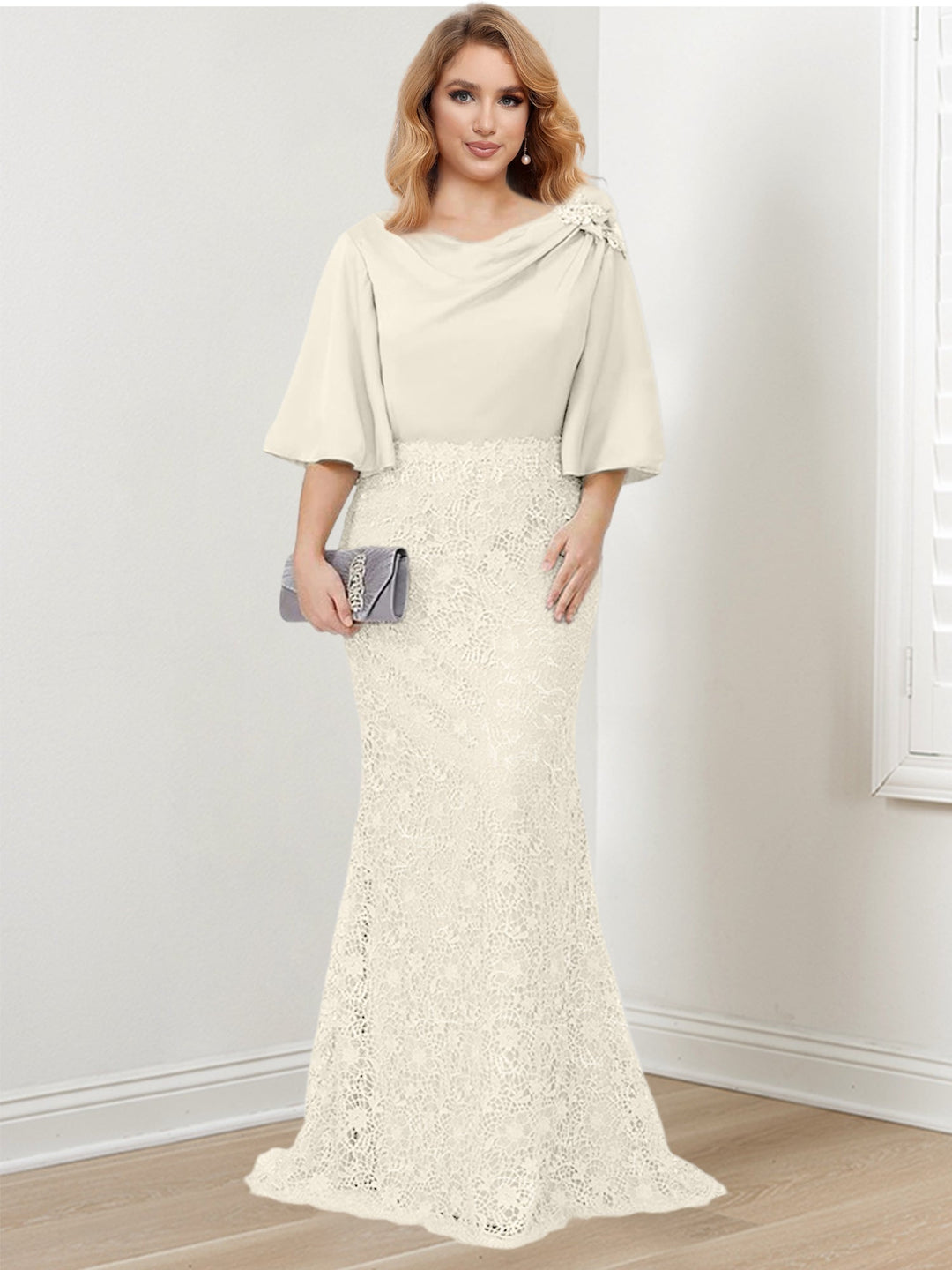 Robes de Mère de la Mariée Trompette/Sirène avec Appliques