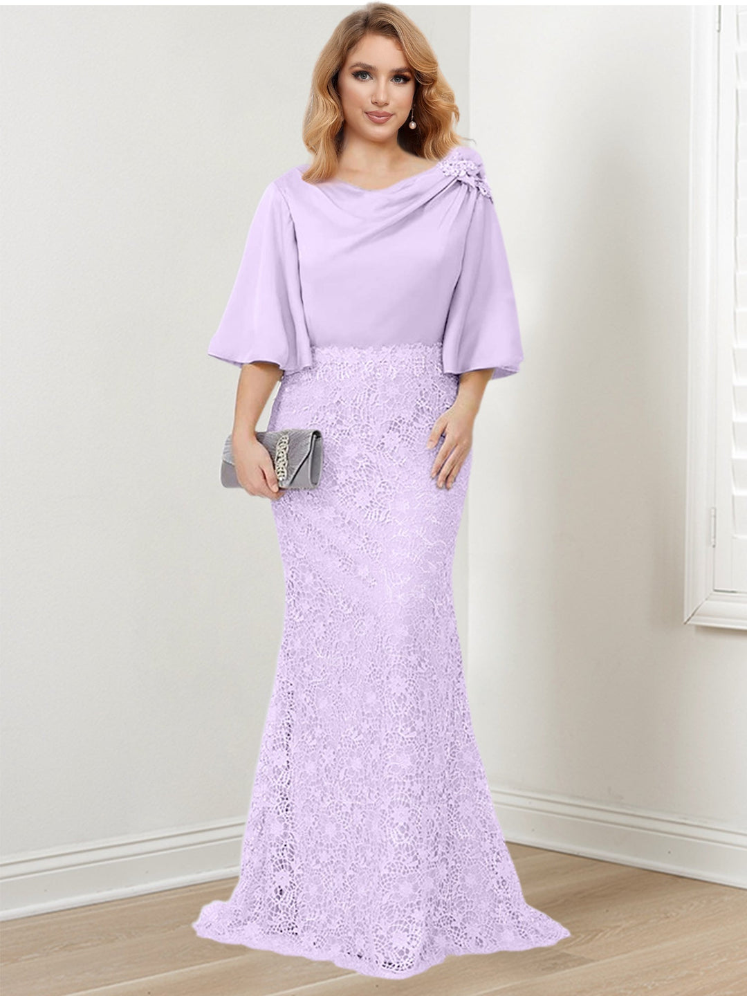 Robes de Mère de la Mariée Trompette/Sirène avec Appliques