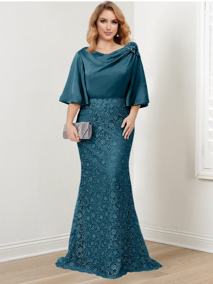 Robes de Mère de la Mariée Trompette/Sirène avec Appliques