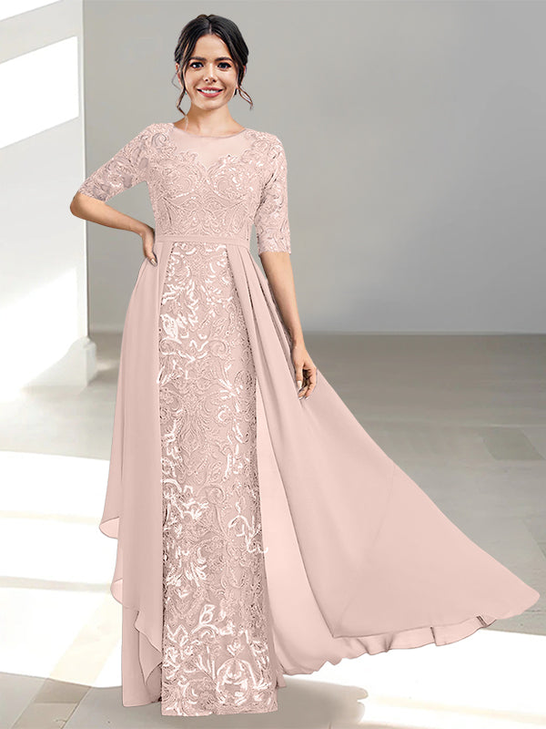 Ligne A/Princesse Scoop La Longueur du Sol Robes Mère de La Mariée