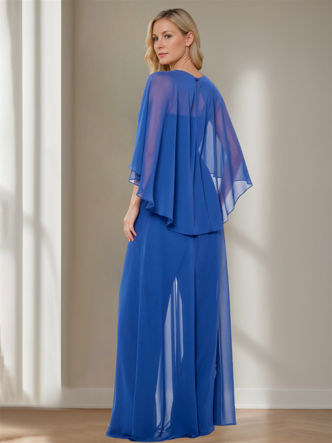 Robes de Mère de la Mariée à Col Bateau et Fourreau