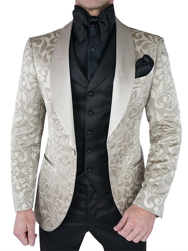 Costumes de Bal pour Hommes, Costumes de Mariage 3 Pièces à Un Bouton