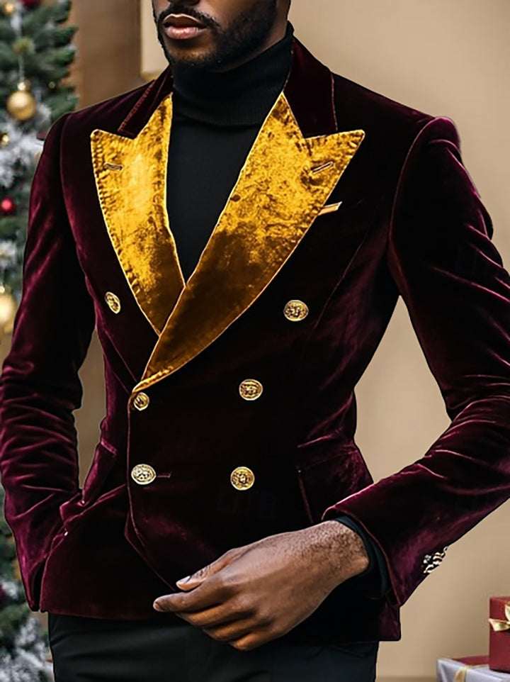 Veste homme velours, vintage, patchwork, uni, coupe régulière standard, soirée, preppy