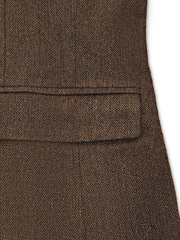 Veste homme rétro vintage, coupe régulière, grande taille, 2 boutons, sport, tweed