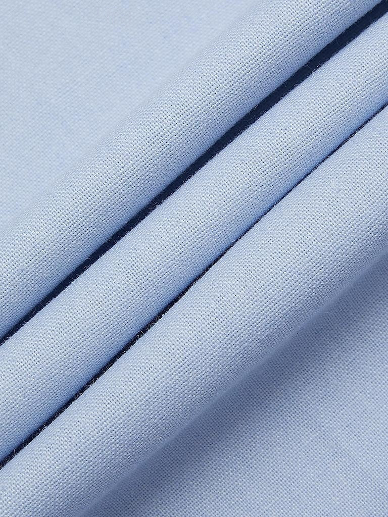 Costume homme 2 pièces bleu ciel, lin, mode, décontracté, coupe standard, droit, 2 boutons, pour mariage/plage