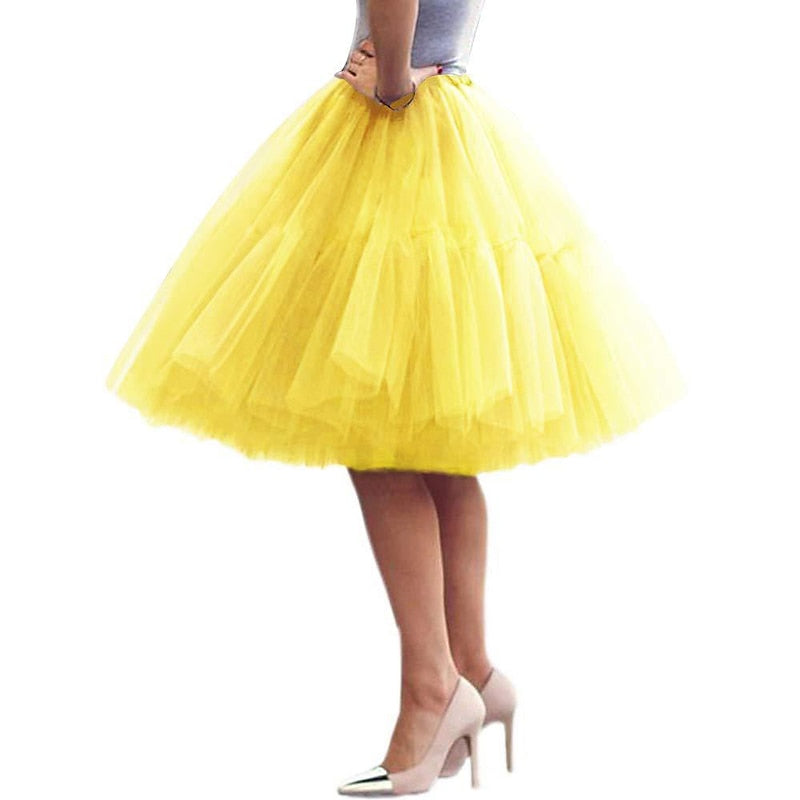 Jupe Princesse Longueur Genou pour Femme Des Années 1950, Soirée, Cocktail, Bal de Promo, Adulte