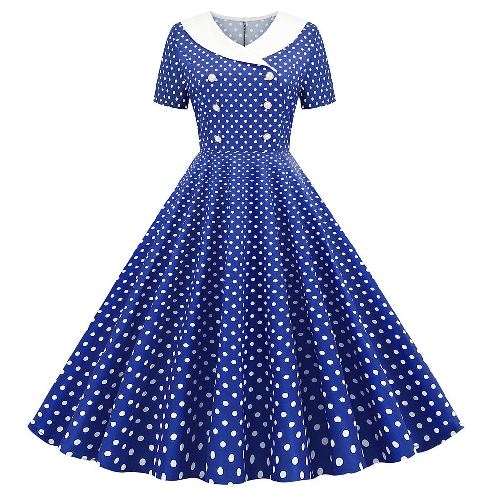 Robe de Costume D'Halloween à Volants, Coupe A-Line/Princess, Col Bijou, Manches Courtes, Longueur Genou