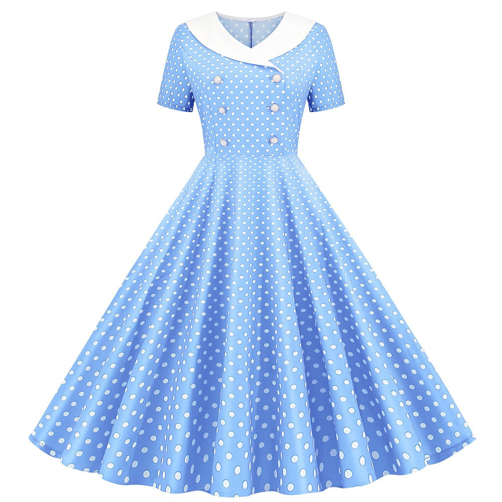 Robe de Costume D'Halloween à Volants, Coupe A-Line/Princess, Col Bijou, Manches Courtes, Longueur Genou