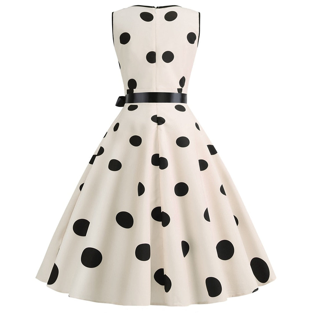 Robe de Costume D'Halloween de Forme Trapèze/Princesse à Col en V Sans Manches et Longueur Genou avec Nœud