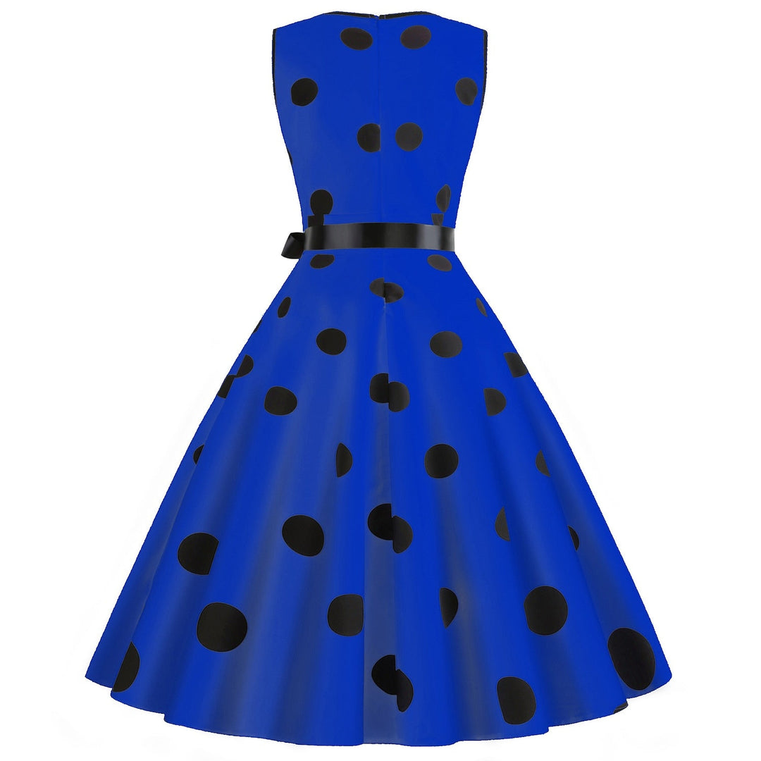 Robe de Costume D'Halloween de Forme Trapèze/Princesse à Col en V Sans Manches et Longueur Genou avec Nœud