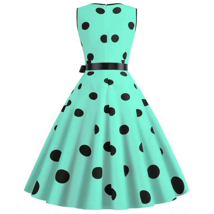 Robe de Costume D'Halloween de Forme Trapèze/Princesse à Col en V Sans Manches et Longueur Genou avec Nœud