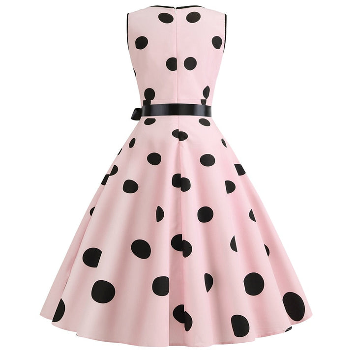 Robe de Costume D'Halloween de Forme Trapèze/Princesse à Col en V Sans Manches et Longueur Genou avec Nœud