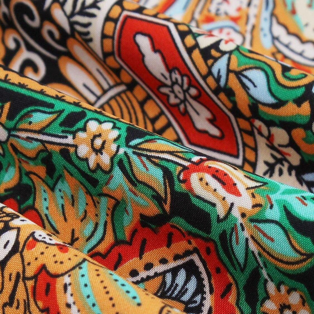 Robe de Costume D'Halloween à Manches Longues et Longueur Thé, Coupe A-Line/Princesse, avec Nœud Papillon