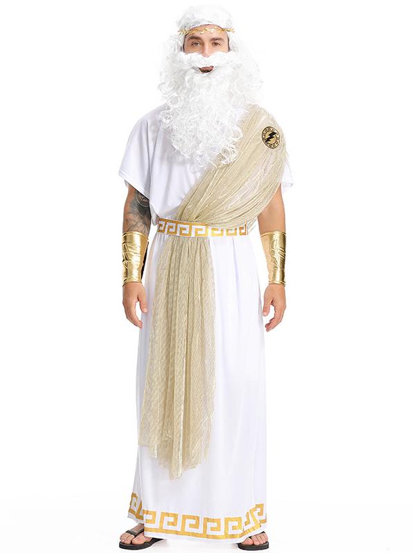 Costume de Scène D'Halloween Du Personnage Du Roi de L'Olympe