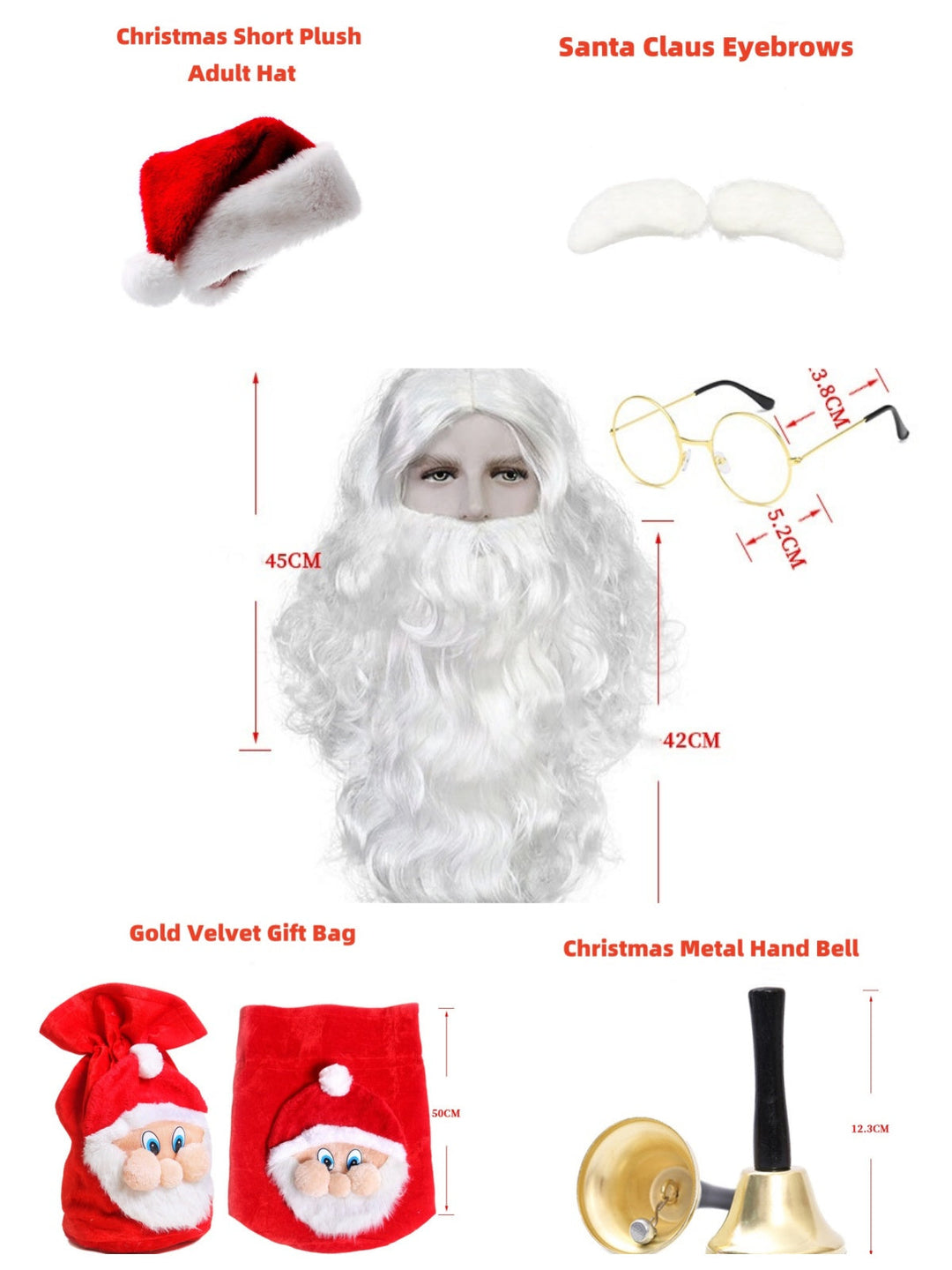 Accessoires de Costume Du Père Noël