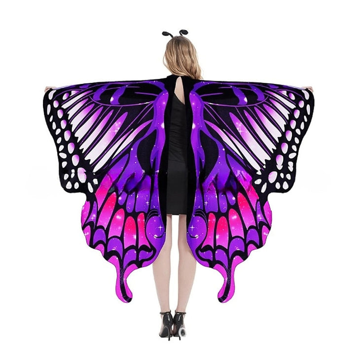 Papillon Drôle Costume Ailes Masque Bandeau Costumes de Performance D'Halloween