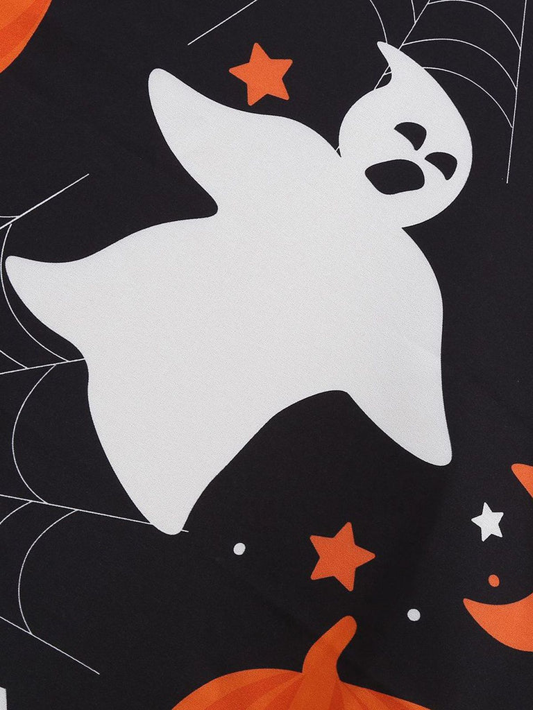 Robe de Costume D'Halloween à Col Licou Sans Manches, Coupe A-Line/Princess, Longueur Genou