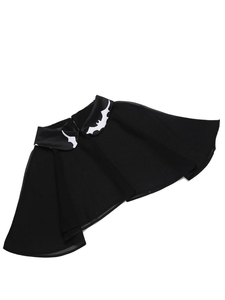 Robe de Costume D'Halloween à Col en V Sans Manches, Coupe A-Line/Princess, Longueur Genou