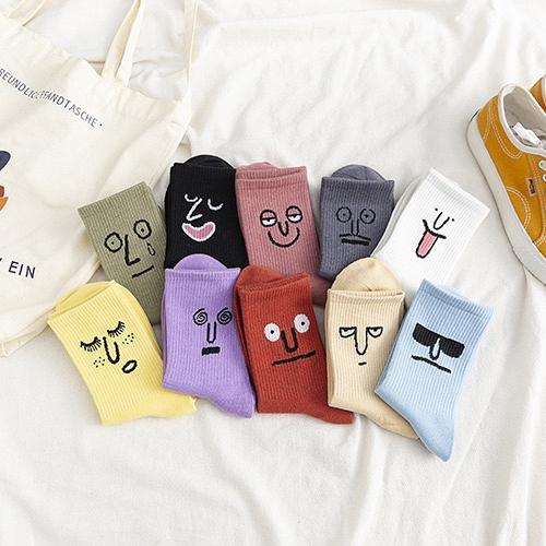 Lot de 10 Paires de Chaussettes de Sport Multicolores pour Femme, Idéales pour le Travail, les Vacances, le Quotidien, le Sport, Simples et Décontractées