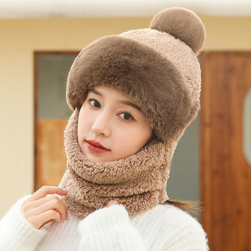 1 Chapeau Chaud et Décontracté en Polyester pour Femme, Idéal pour L'Hiver Ou la Maison