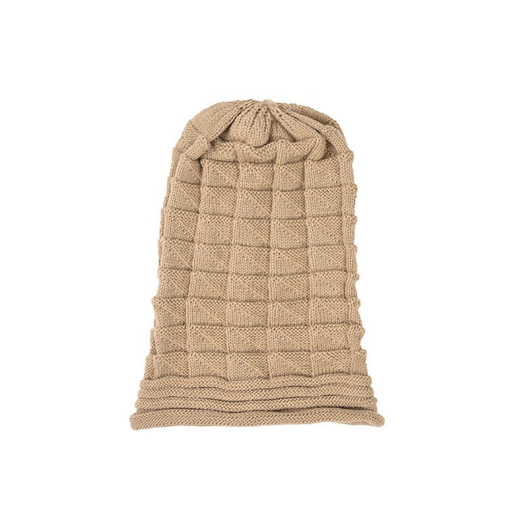 Chapeau en Tricot de Couleur Unie pour Femme, Ample, Portable, Coupe-Vent, Confortable, pour L'Extérieur, la Rue, le Quotidien