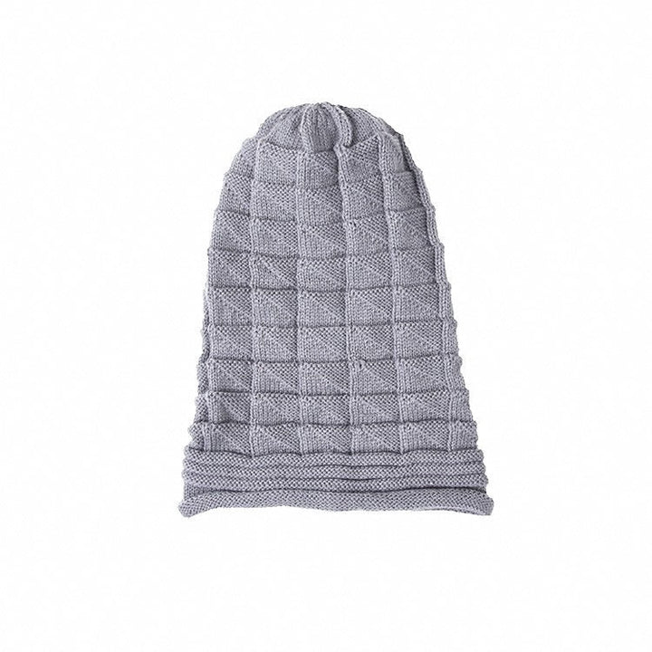 Chapeau en Tricot de Couleur Unie pour Femme, Ample, Portable, Coupe-Vent, Confortable, pour L'Extérieur, la Rue, le Quotidien